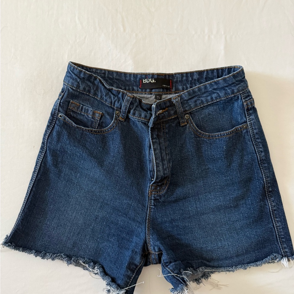 BDG Dark Blue Jean Shorts